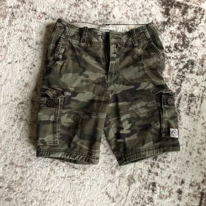Boys Abercrombie Kids Camo Cargo Shorts